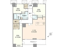 【東京都/中央区勝どき】THE TOKYO TOWERS MID TOWER 東京タワーズ 間取り図