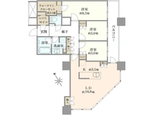 【東京都/新宿区西新宿】ザ・パークハウス西新宿タワー60 間取り図
