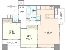 【東京都/渋谷区代々木】ファミール新宿グランスィートタワー 間取り図