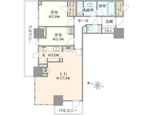【東京都/新宿区西新宿】パークタワー西新宿 間取り図