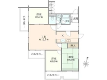 【東京都/世田谷区千歳台】サンコート千歳台 間取り図