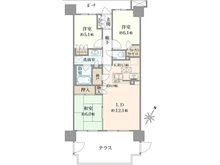 【東京都/板橋区小豆沢】プラウド志村坂上ディアージュ 間取り図