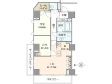 【東京都/新宿区内藤町】ディアナコート御苑内藤町 間取り図