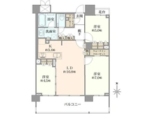 【東京都/新宿区大京町】マジェスティハウス新宿御苑パークナード 間取り図