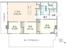 【東京都/渋谷区代々木】藤和シティホームズ代々木2 間取り図
