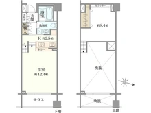 【東京都/渋谷区西原】サンクタス代々木上原 間取り図