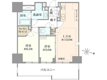 【東京都/渋谷区代々木】ブランズ代々木 間取り図