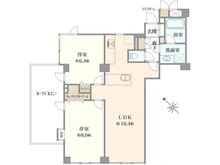 【東京都/渋谷区幡ヶ谷】グランドメゾン幡ヶ谷 間取り図