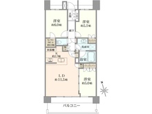 【東京都/中野区中央】パークホームズ中野中央フォーシーズンズコート 間取り図