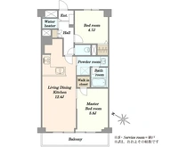 【東京都/渋谷区初台】ライオンズマンション初台 間取り図