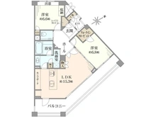 【東京都/渋谷区初台】パークグランディ代々木 ウエストレジデンス棟 間取り図