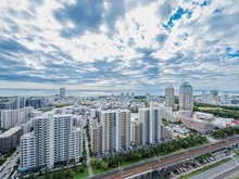【千葉県/千葉市美浜区若葉】幕張ベイパークミッドスクエアタワー 眺望：バルコニーから