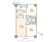 【東京都/港区南麻布】グランパレス南麻布仙台坂 間取り図