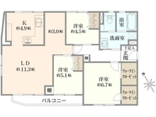 【東京都/世田谷区瀬田】瀬田サンケイハウス 間取り図