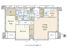 【東京都/新宿区内藤町】フォルム内藤町 間取り図
