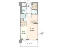 【東京都/渋谷区幡ヶ谷】リビオレゾン渋谷笹塚 間取り図