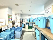 【東京都/新宿区市谷本村町】アトラス四谷レジデンス ゴミ置場：整理整頓されているゴミ置き場です