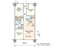 【東京都/新宿区北新宿】プレシス新宿柏木 間取り図