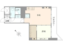 【東京都/渋谷区代々木】代々木スカイハイツ 間取り図