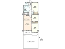 【東京都/目黒区中目黒】中目黒ハイツ 間取り図