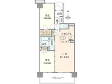 【東京都/練馬区関町南】サンクレイドル武蔵関 間取り図