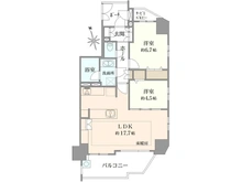 【東京都/府中市八幡町】ラヴィドール府中サザンテラス 間取り図