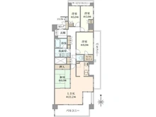 【東京都/武蔵野市桜堤】桜堤庭園フェイシア G棟 間取り図