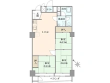 【東京都/武蔵野市御殿山】井の頭第2パークサイドマンション 間取り図