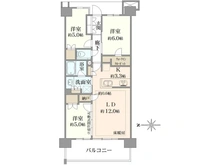 【東京都/三鷹市下連雀】プラウドシティ吉祥寺 A棟 間取り図