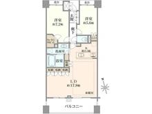 【東京都/三鷹市下連雀】パークハウス吉祥寺トリニファイ 間取り図
