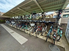 【東京都/練馬区関町北】コスモ武蔵関ロイヤルフォルム 駐輪場