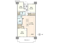 【東京都/三鷹市下連雀】プラウドシティ吉祥寺 D棟 間取り図