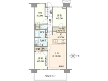 【東京都/三鷹市下連雀】プラウドシティ吉祥寺 B棟 間取り図