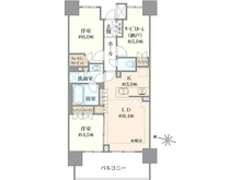【東京都/練馬区関町北】グローリオ武蔵関 間取り図