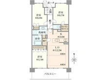 【東京都/西東京市田無町】プラウド田無ガーデンズ サウスコート 間取り図