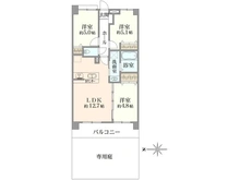 【東京都/調布市多摩川】ライオンズガーデン調布多摩川 間取り図