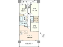 【東京都/杉並区和田】プラウド杉並和田 プライベートコート 間取り図