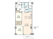 【東京都/杉並区高井戸東】ライオンズマンション高井戸 間取り図
