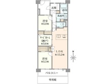 【東京都/武蔵野市境】デライトシティ　ブレスコート 間取り図