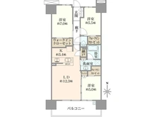 【東京都/葛飾区新宿】シティテラス金町 間取り図