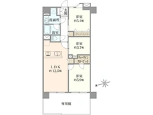 【東京都/杉並区高井戸西】朝日シティパリオ高井戸 間取り図