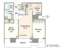 【東京都/中央区晴海】HARUMI FLAG PARK VILLAGE T棟 間取り図