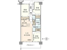 【東京都/三鷹市下連雀】プラウドシティ吉祥寺 C棟 間取り図