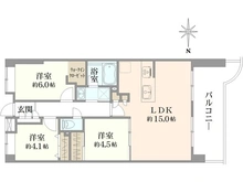 【東京都/三鷹市下連雀】日神パレステージ三鷹2 間取り図