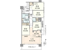 【東京都/練馬区石神井台】プラウド石神井台ディアージュ 間取り図