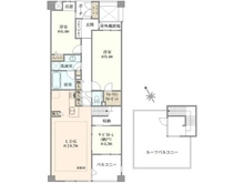 【東京都/新宿区中落合】リビオ目白西坂ヒルテラス 間取り図
