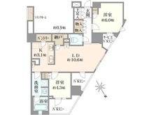 【東京都/三鷹市下連雀】プレミスト三鷹 間取り図