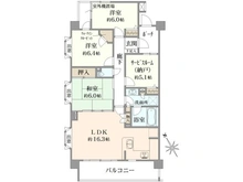 【東京都/西東京市柳沢】ライオンズマンション田無イーストレジデンス 間取り図