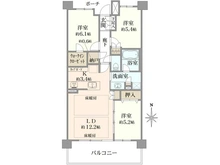 【東京都/西東京市田無町】プラウド田無ガーデンズ 間取り図