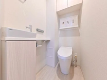 【東京都/調布市東つつじケ丘】リビオつつじヶ丘タワーレジデンス トイレ：手洗い場付